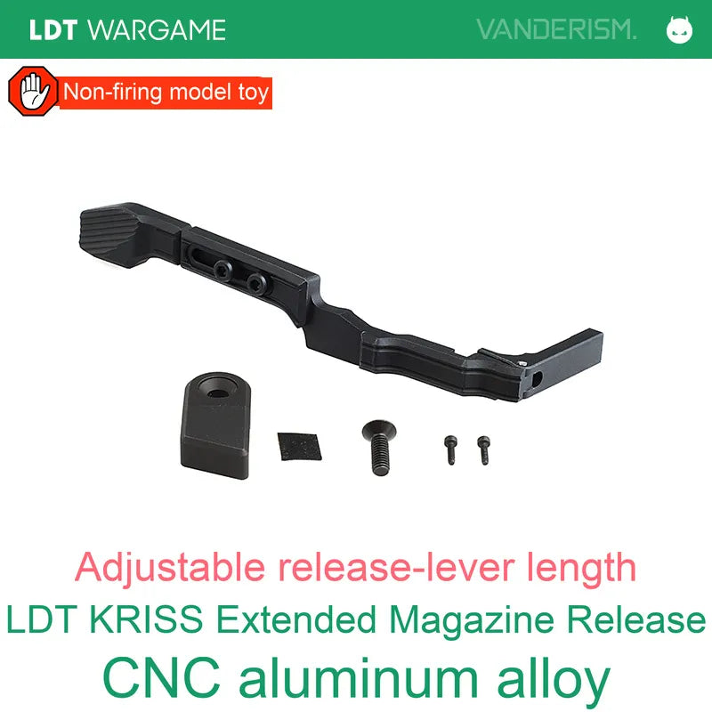 LDT KRISS Vector CNC Aluminum Extended Magazine Quick Release (Pre-Order 50 Hari)