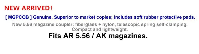 MGPCQB AK AR X Shape Magazine Coupler (Pre-Order 50 Hari)