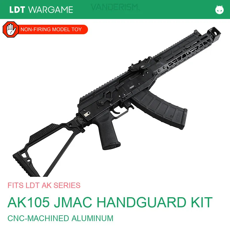 AK JMAC 10.64-Inch Toy Model Handguard Kit with Cover and QD Sling-Swivel Base (Pre-Order 50 Hari)