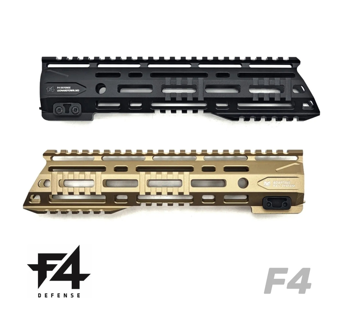 F4 10 Inch Metal Handguard | Gel Blaster WGG WGB Airsoft (Pre-Order 50 Hari)