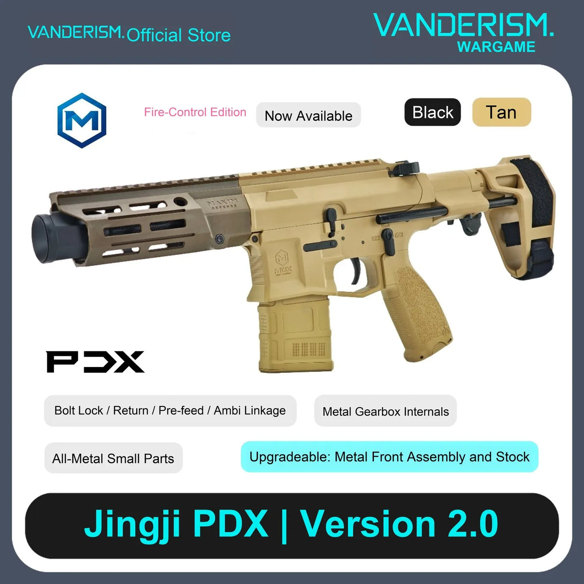 Jingji PDX Gel Blaster with Electronic Fire Control (Pre-Order 50 Hari)