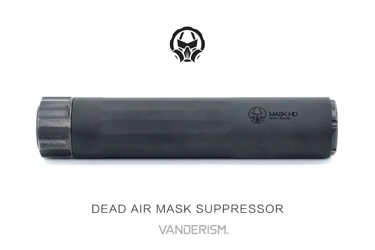DEAD AIR MASK Steel Mock Suppressor | Gel Blaster WGG WGB Airsoft (Pre-Order 50 Hari)