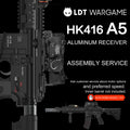 LDX HK416 A5 Assembled Gel Blaster, Gen 2 LDX Gearbox / Pressure-Feed Magazine Version, from 5583 (Pre-Order 50 Hari)