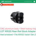 LDT Vector Rail Stock Adapter (Preorder) (Pre-Order 50 Hari)