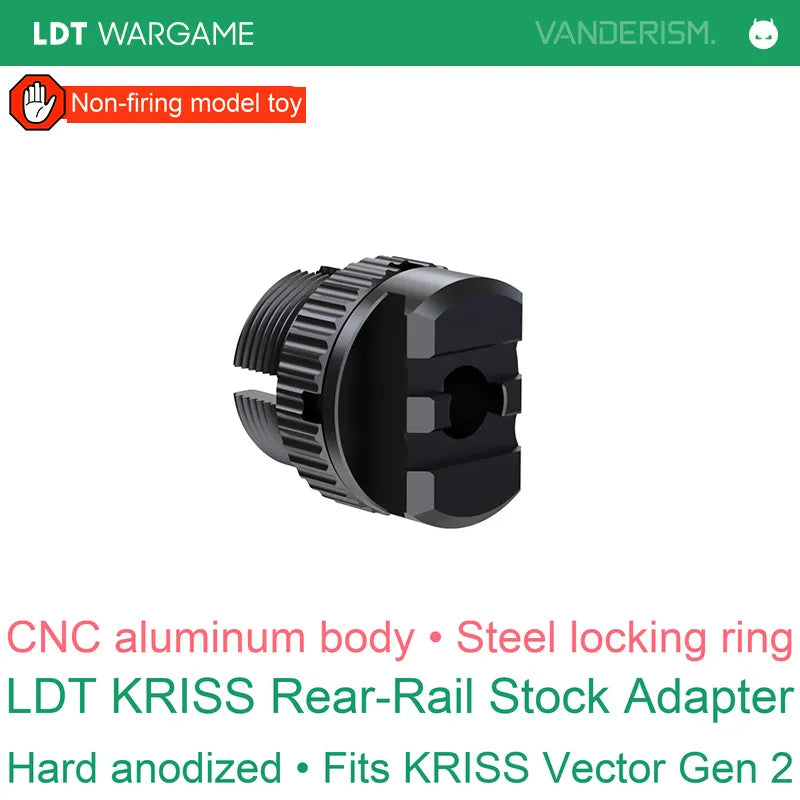 LDT Vector Rail Stock Adapter (Preorder) (Pre-Order 50 Hari)