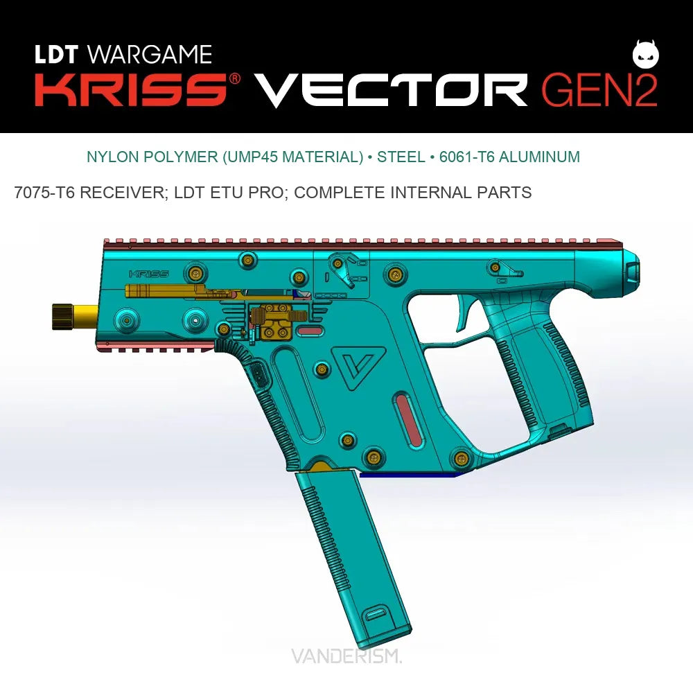 LDT KRISS VECTOR GEN2 Gel Blaster Model (Pre-Order 50 Hari)