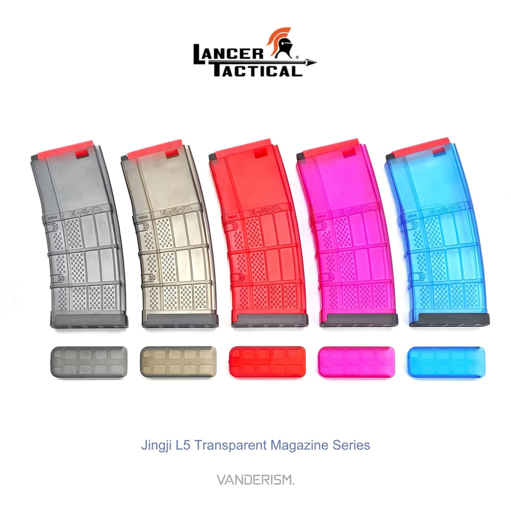 Jingji L5 AWM 30 Clear Nylon Magazines (Pre-Order 50 Hari)