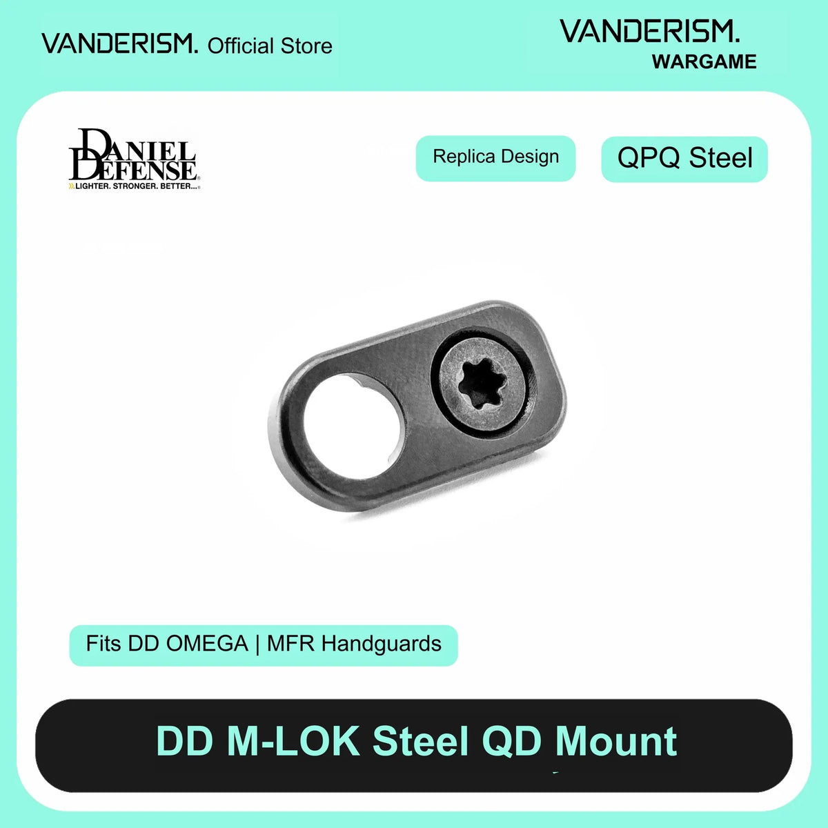 DD M LOK Steel QD Sling Mount (Pre-Order 50 Hari)
