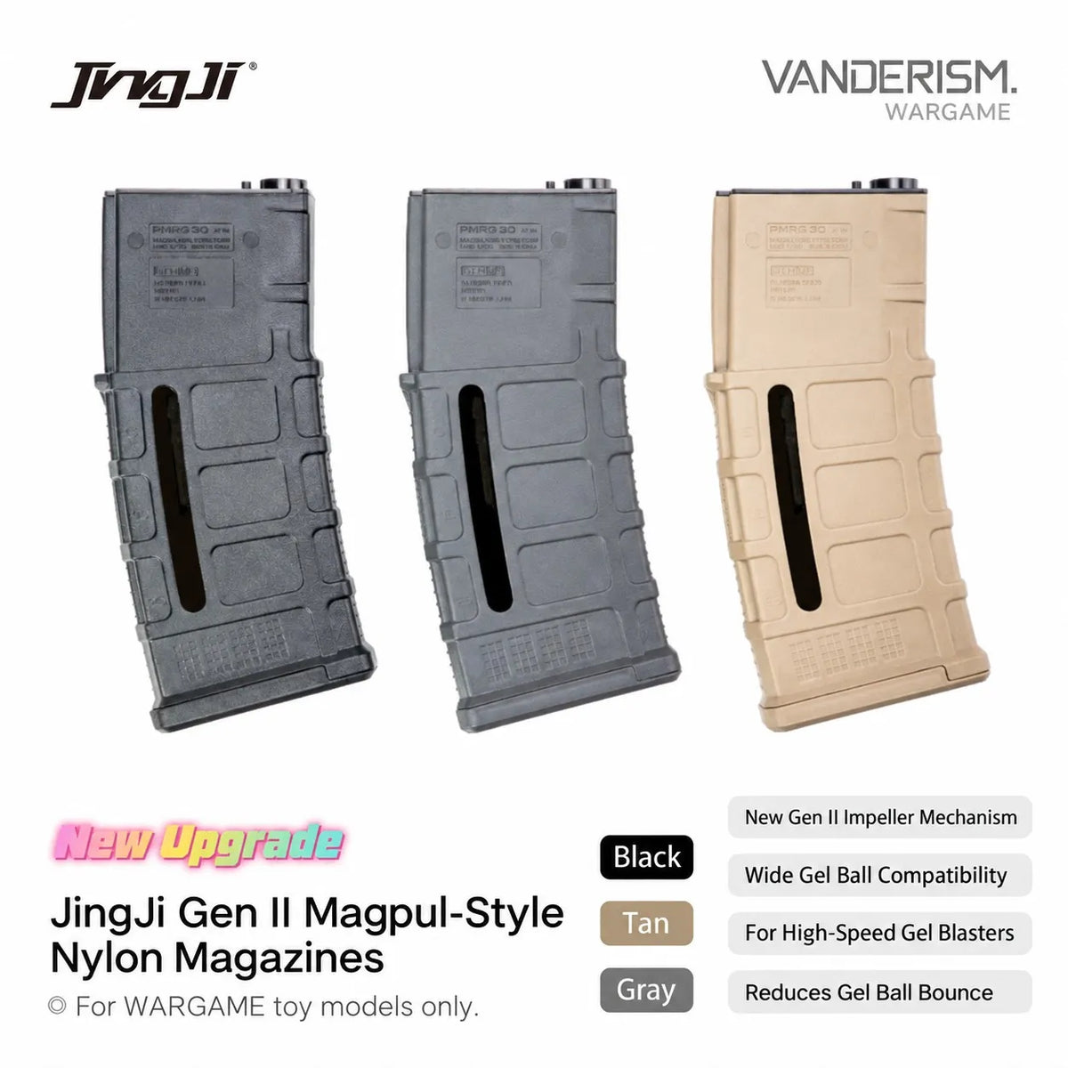 Jingji Gen 2 Windowed Wheel Feed Magazines (Pre-Order 50 Hari)
