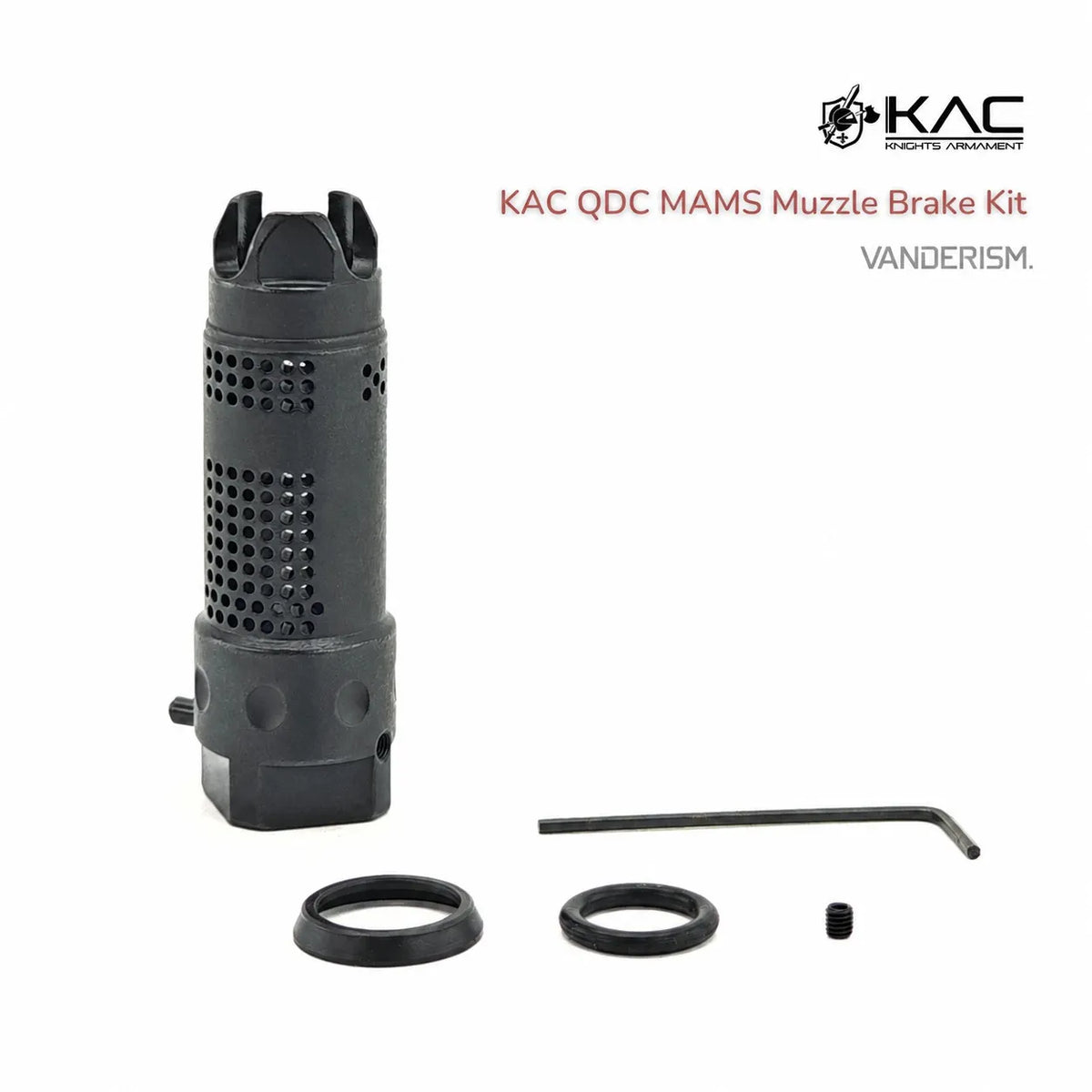 KAC SR16 KS1 Steel Flash Hiders | Gel Blaster WGG WGB Airsoft (Pre-Order 50 Hari)