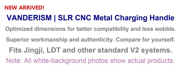 SLR CNC Charging Handle for V2 (Pre-Order 50 Hari)