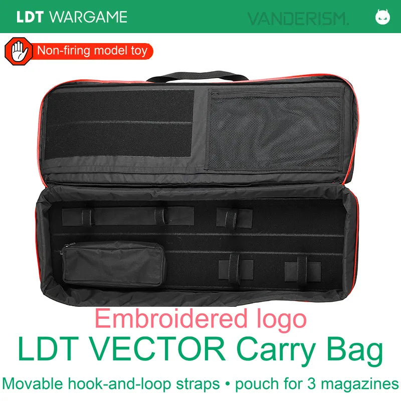 LDT KRISS Vector Nylon Toy Carry Bag with Embroidered Logo (Pre-Order 50 Hari)