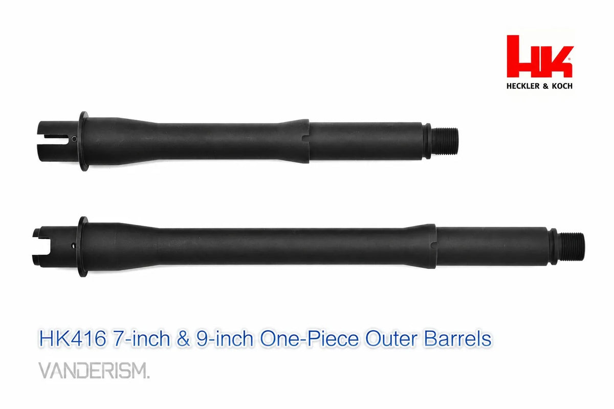 HK416 Outer Barrel Gas Block Sight and Flash Hider Set (Pre-Order 50 Hari)