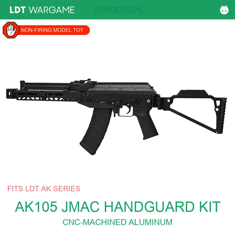 AK JMAC 10.64-Inch Toy Model Handguard Kit with Cover and QD Sling-Swivel Base (Pre-Order 50 Hari)
