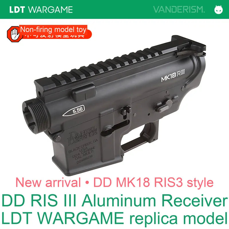 LDT AR Gen 3.0 Die-Cast + CNC Aluminum Split Receiver with Steel Small Parts (Pre-Order 50 Hari)