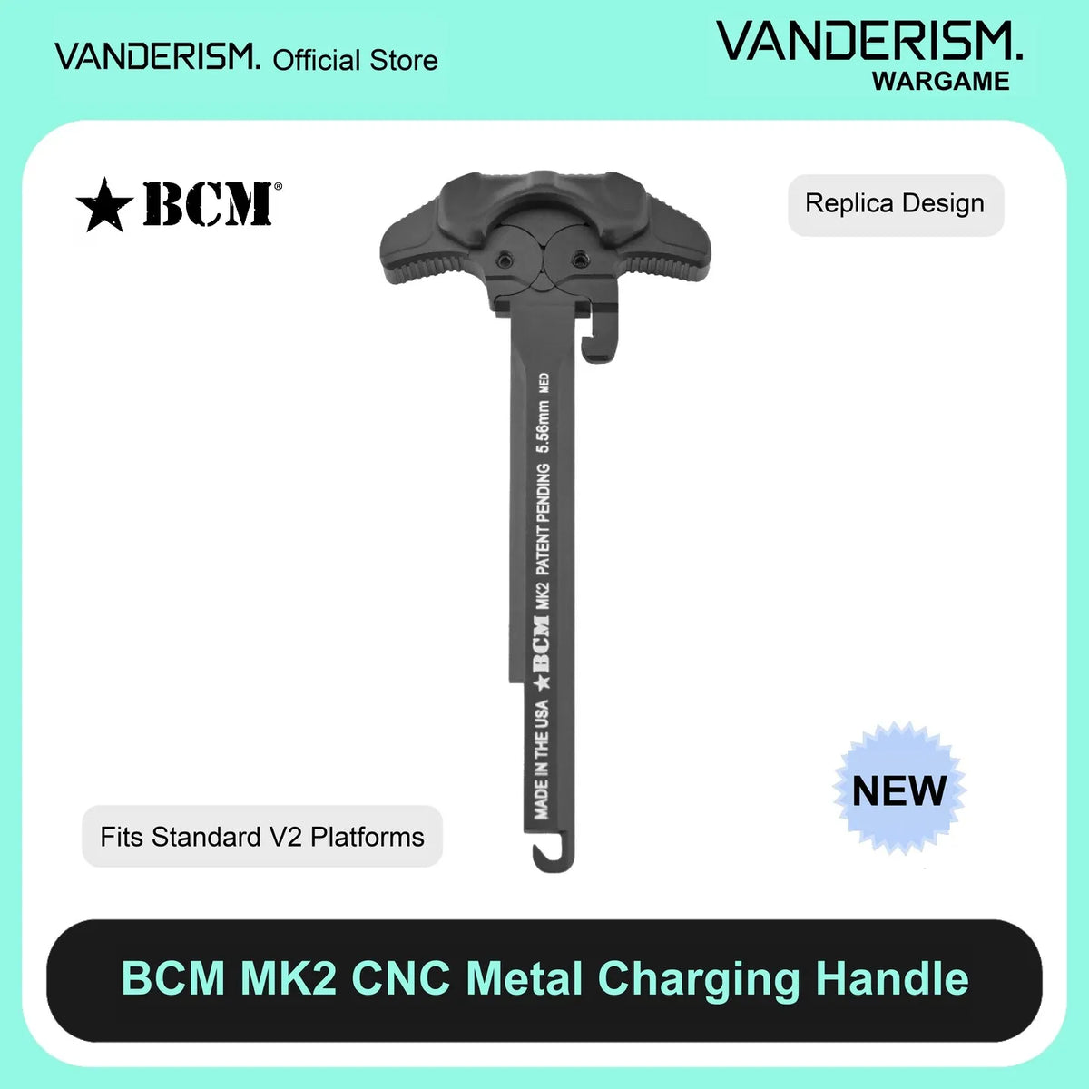 BCM MK2 CNC Charging Handle for V2 (Pre-Order 50 Hari)