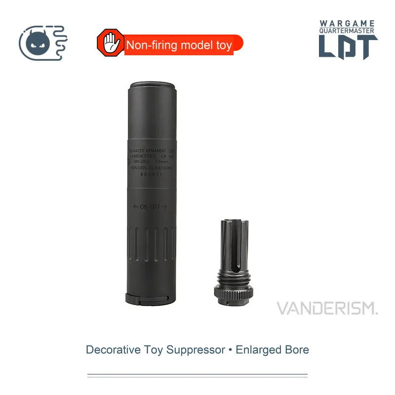 M4-2000 Decorative Toy Suppressor, Enlarged-Bore Version (Pre-Order 50 Hari)