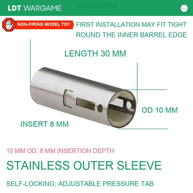 Longchuang Self-Locking Hop-Up for 10mm OD Barrel, Adjustable Pressure Tab (Pre-Order 50 Hari)