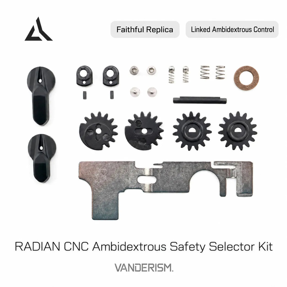 RADIAN CNC Ambidextrous Safety Selector | Gel Blaster WGG WGB (Pre-Order 50 Hari)