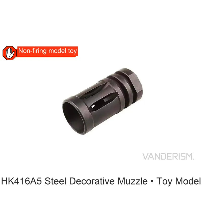 LDT HK416A5 Steel Decorative Muzzle Device (Pre-Order 50 Hari)