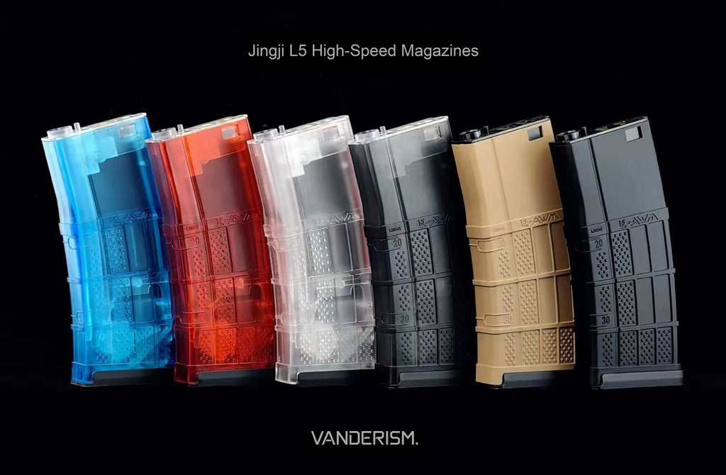 Jingji L5 AWM 30 Clear Nylon Magazines (Pre-Order 50 Hari)
