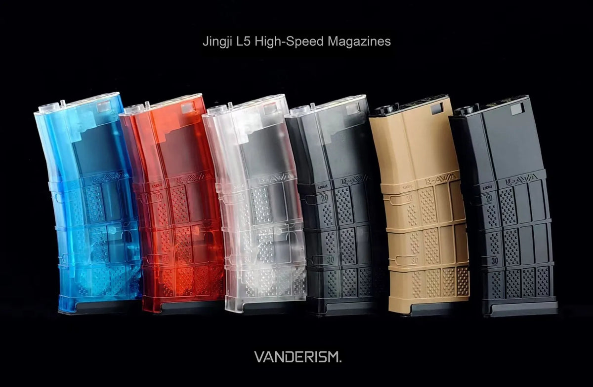 Jingji L5 AWM 30 Clear Nylon Magazines (Pre-Order 50 Hari)