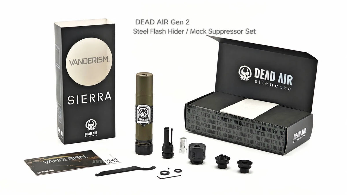 DEAD AIR S5K Sandman Gen 2 Flash Hider and QD Mock Suppressor Set (Pre-Order 50 Hari)