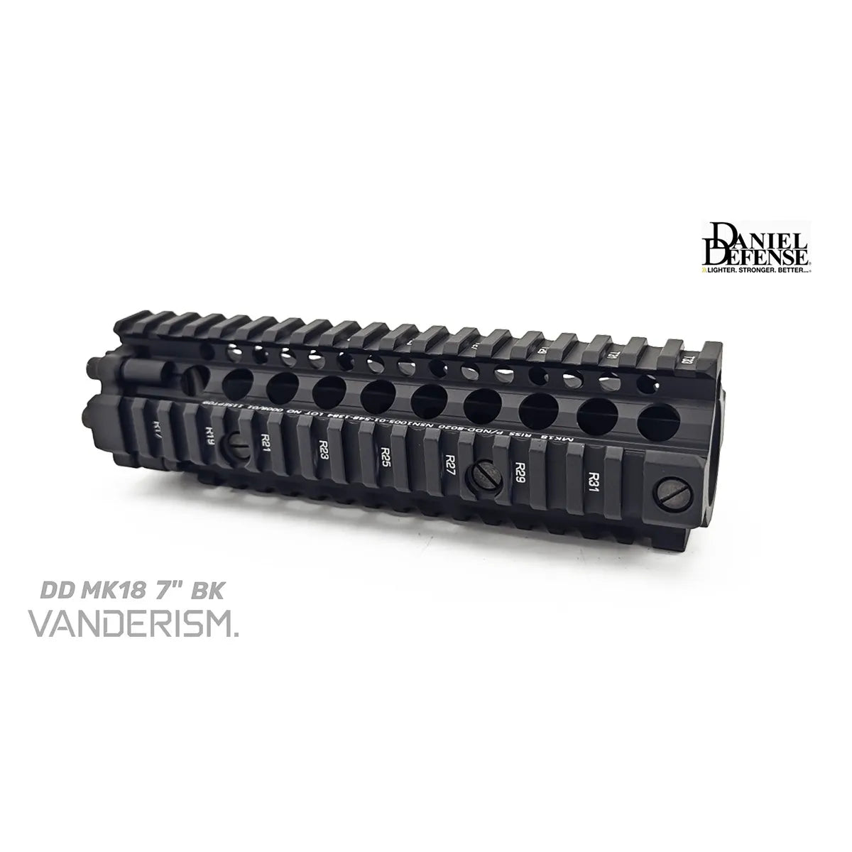 DD MK18 Metal Handguards | Gel Blaster WGG WGB Airsoft (Pre-Order 50 Hari)