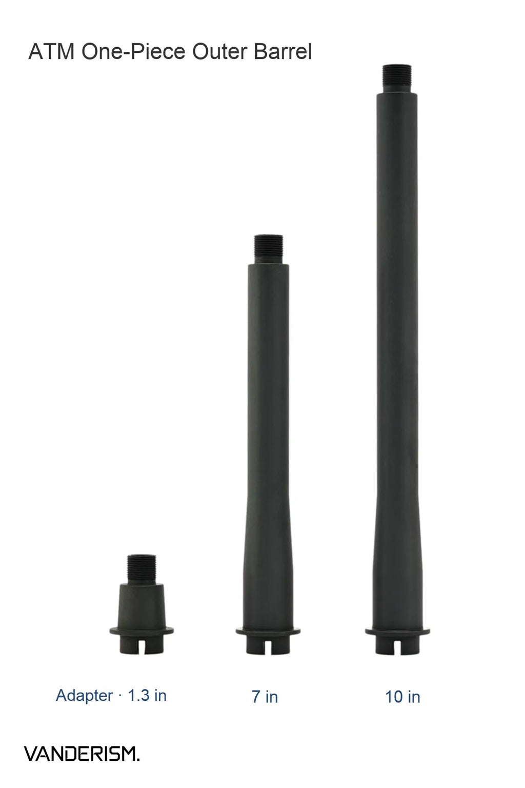 ATM Metal Outer Barrels and Extensions (Pre-Order 50 Hari)