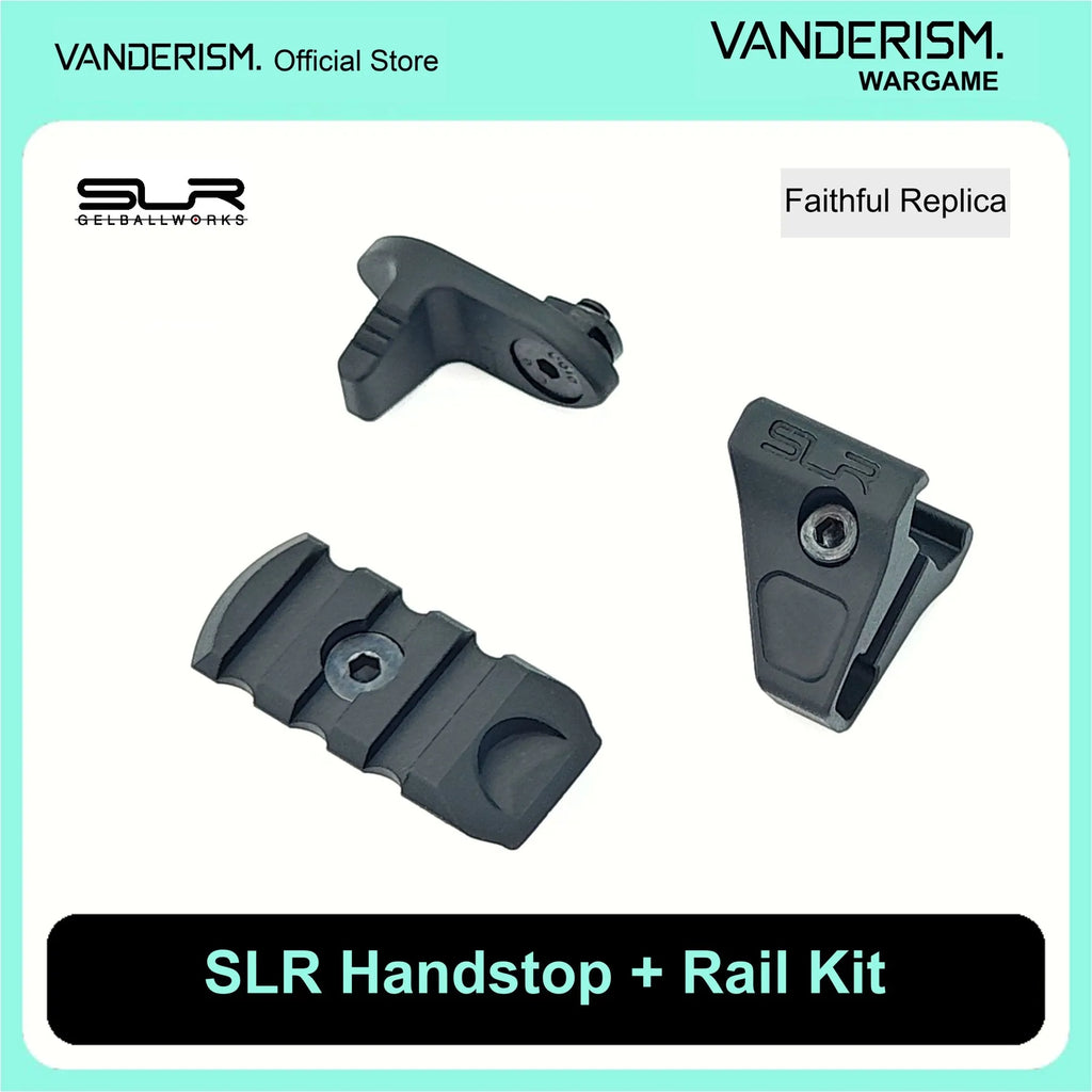 SLR CNC Handstop and Rail Three Piece Set (Pre-Order 50 Hari)