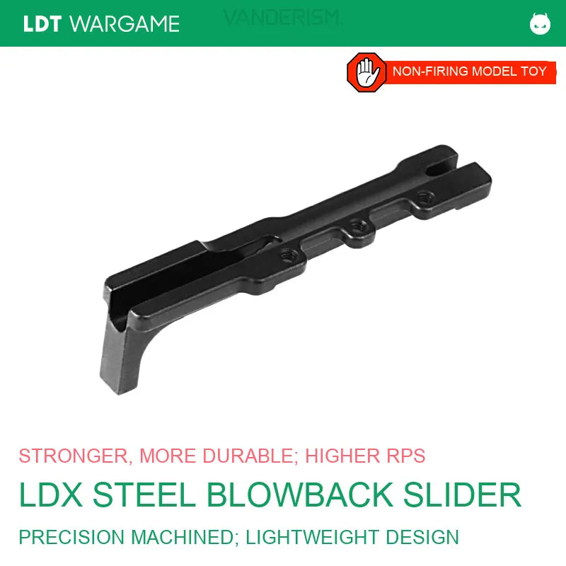 LDX Steel Blowback Slider Upgrade (Pre-Order 50 Hari)