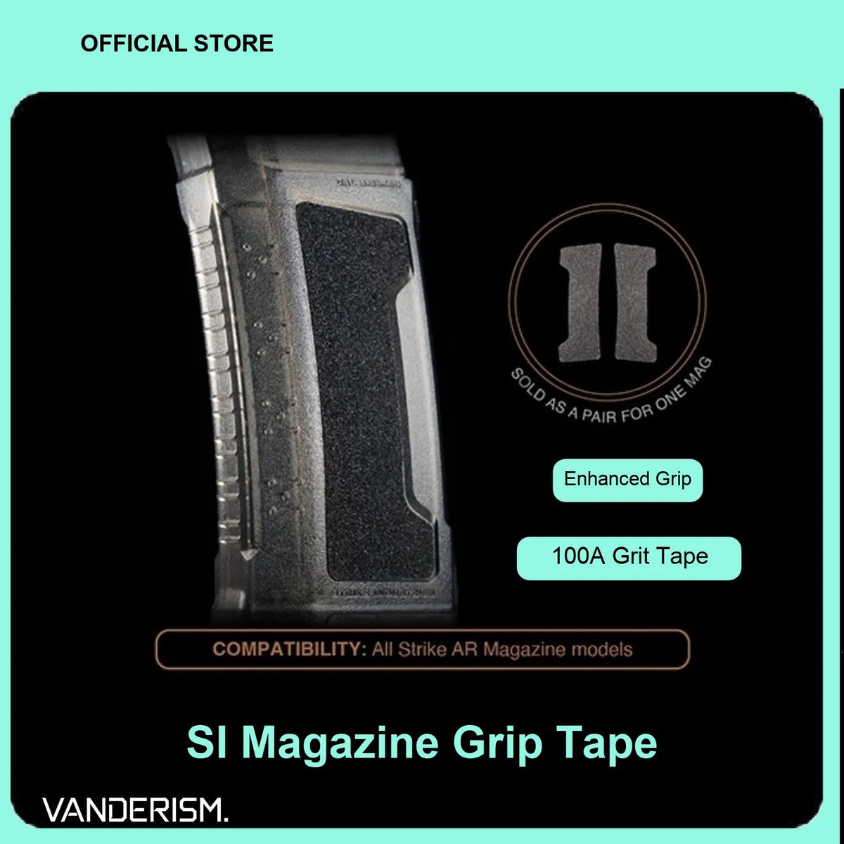 Jingji SI Nylon Magazine Grip Tape (Pre-Order 50 Hari)