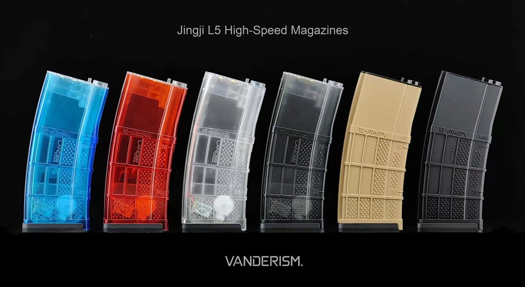 Jingji L5 AWM 30 Clear Nylon Magazines (Pre-Order 50 Hari)