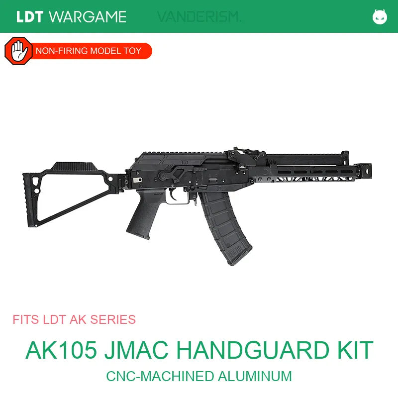 AK JMAC 10.64-Inch Toy Model Handguard Kit with Cover and QD Sling-Swivel Base (Pre-Order 50 Hari)