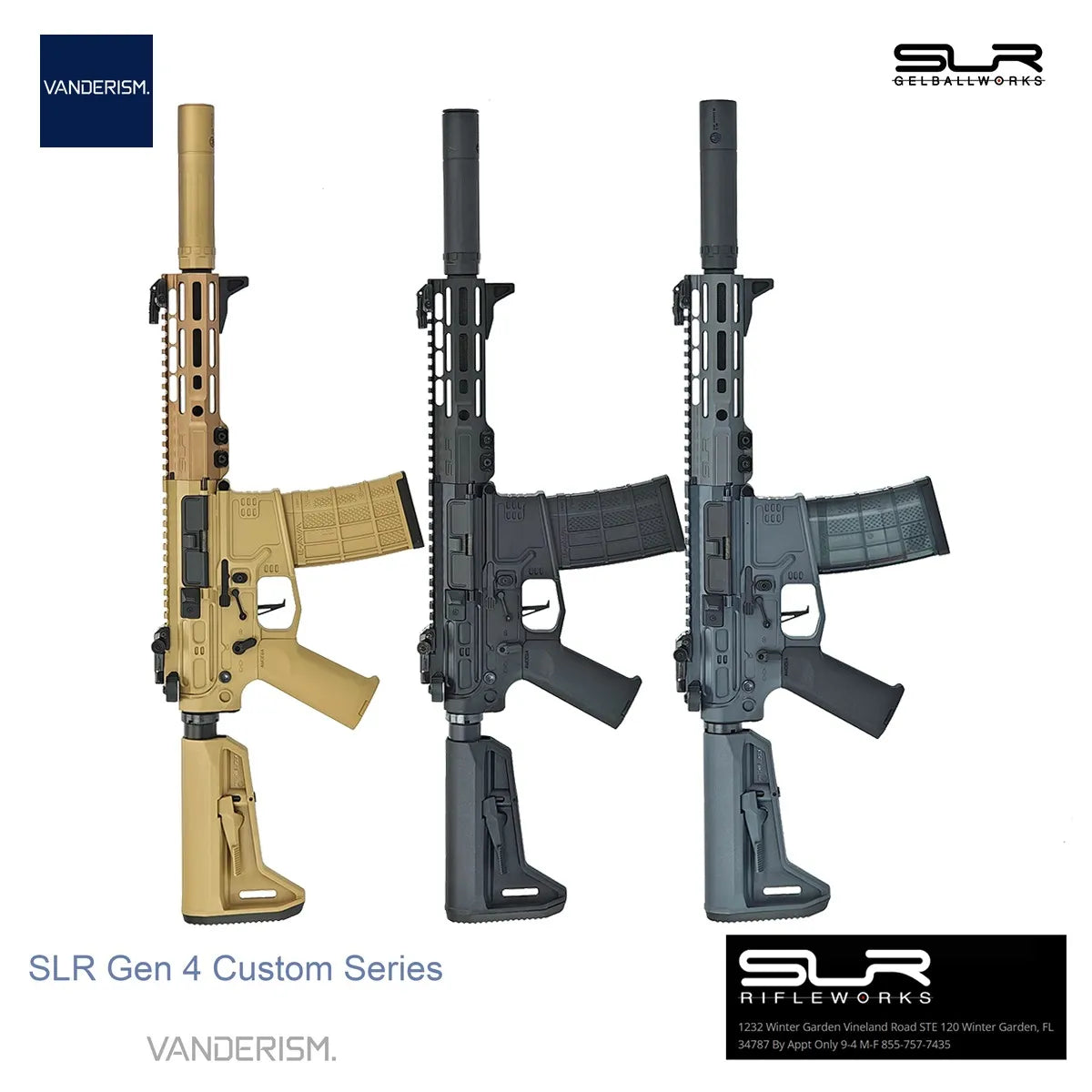Jingji SLR B15 Gen 4 Custom Metal Handguard Gel Blaster (Pre-Order 50 Hari)
