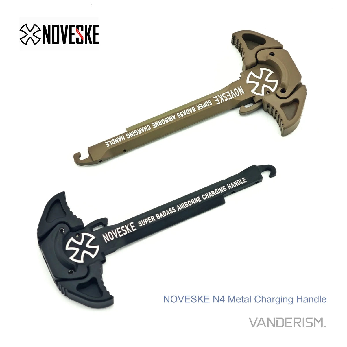 GEISSELE and NOVESKE CNC Charging Handles for V2 (Pre-Order 50 Hari)