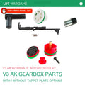 V3 AK Gearbox Internal Parts, With / Without Tappet Plate; Also Fits LDX V2 (Pre-Order 50 Hari)