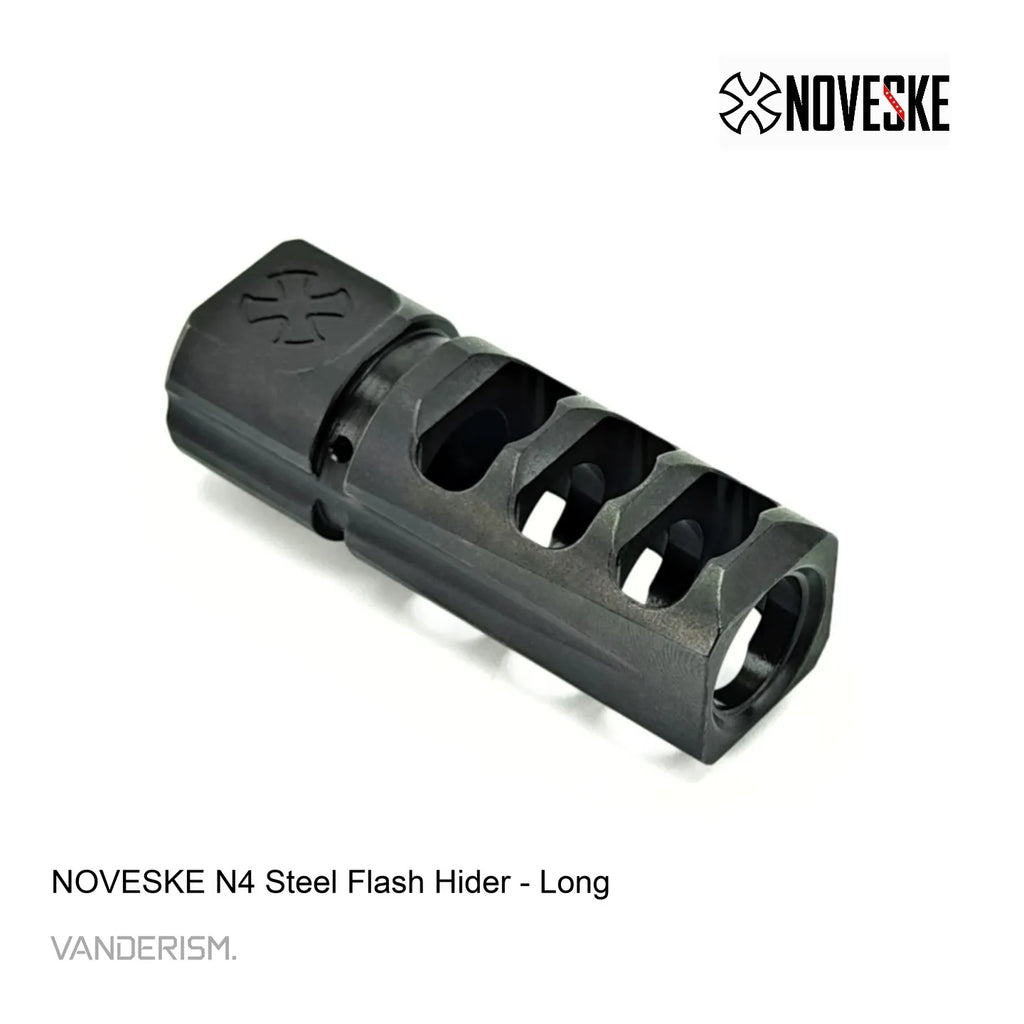 NOVESKE N4 Steel Flash Hider | Gel Blaster WGG WGB Airsoft (Pre-Order 50 Hari)