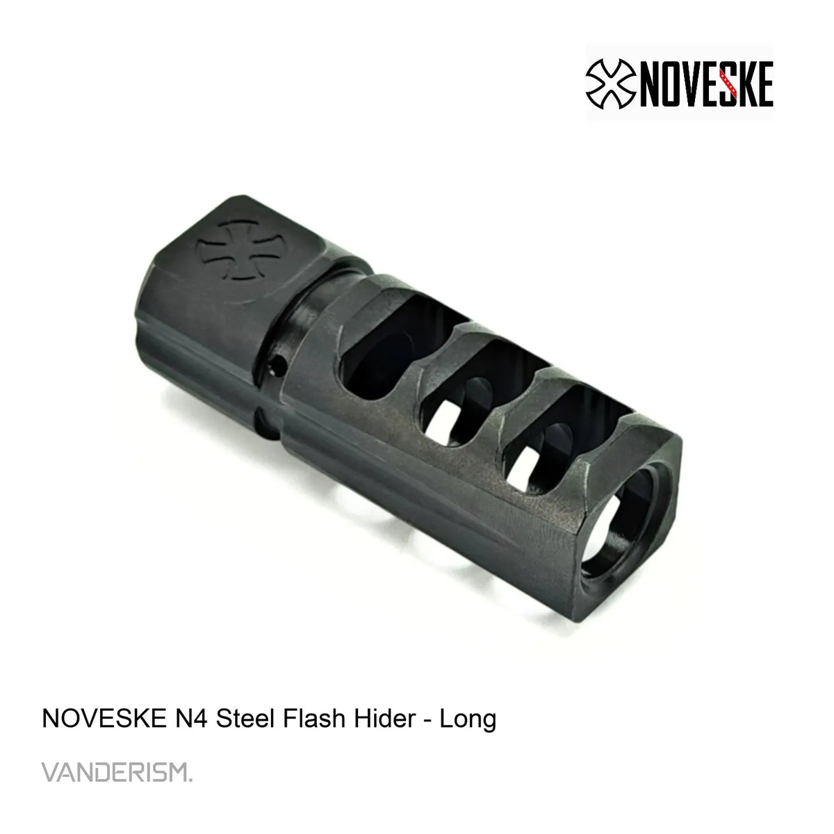 NOVESKE N4 Steel Flash Hider | Gel Blaster WGG WGB Airsoft (Pre-Order 50 Hari)