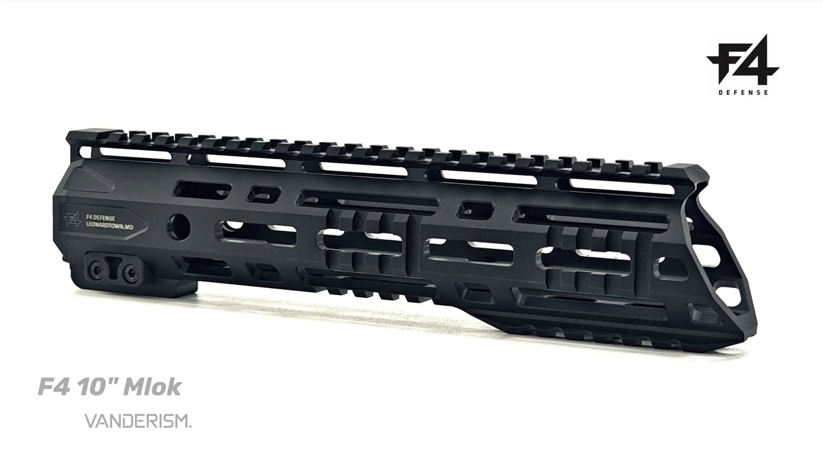 F4 10 Inch Metal Handguard | Gel Blaster WGG WGB Airsoft (Pre-Order 50 Hari)