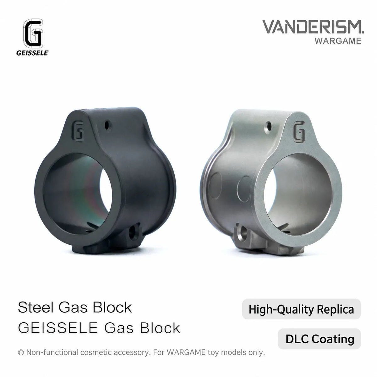 GEISSELE Steel Gas Block | Gel Blaster WGG WGB (Pre-Order 50 Hari)