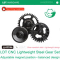 LDT Lightweight Skeletonized 42CrMo Machined Steel Gears, Magnet Included (Pre-Order 50 Hari)