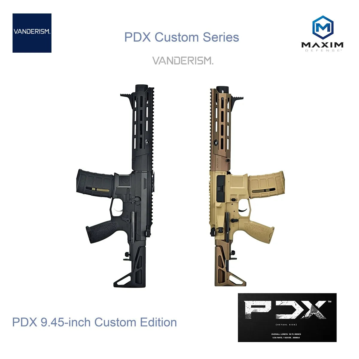 Jingji MAXIM DEFENSE PDX Custom Gel Blaster (Pre-Order 50 Hari)