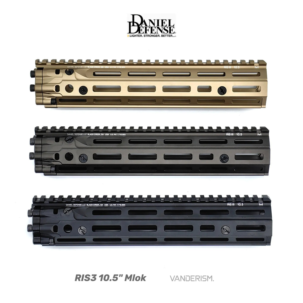 DD RIS3 Metal Handguards | Gel Blaster WGG WGB Airsoft (Pre-Order 50 Hari)