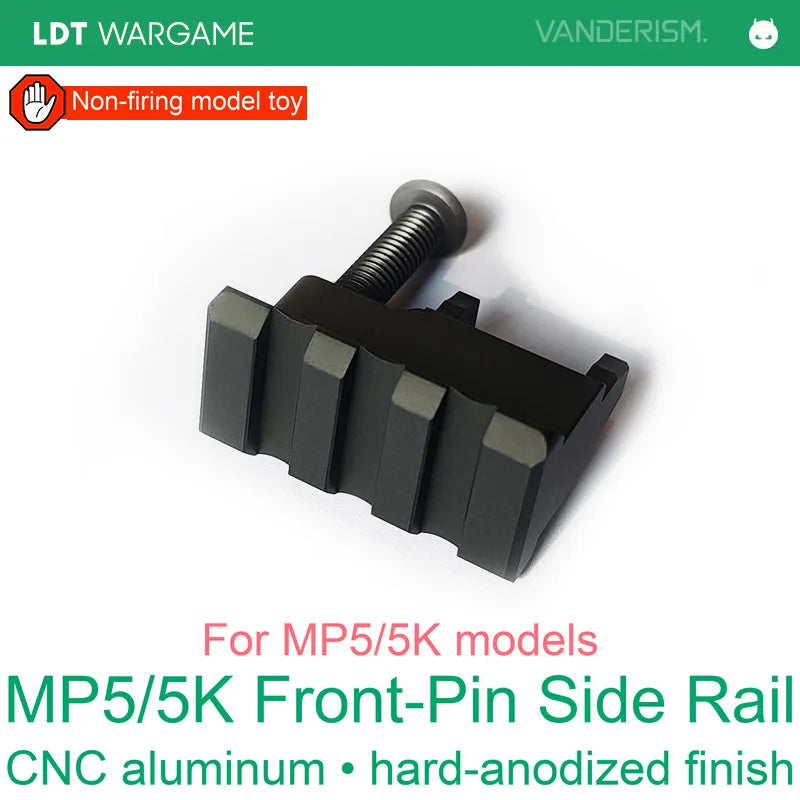 MP5 / MP5K Front-Pin Rail for P5K Original, P5 Flashlight and Triangular Handguards (Pre-Order 50 Hari)