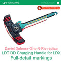 DD Daniel Defense-Style CNC Metal Charging Handle for LDX Toy Models (Pre-Order 50 Hari)