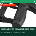 LDT KRISS Vector Grip Baseplate for Expanded Battery Space (Pre-Order 50 Hari)