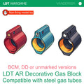 AR Metal Decorative Gas Block, BCM/DD or Unmarked (Pre-Order 50 Hari)