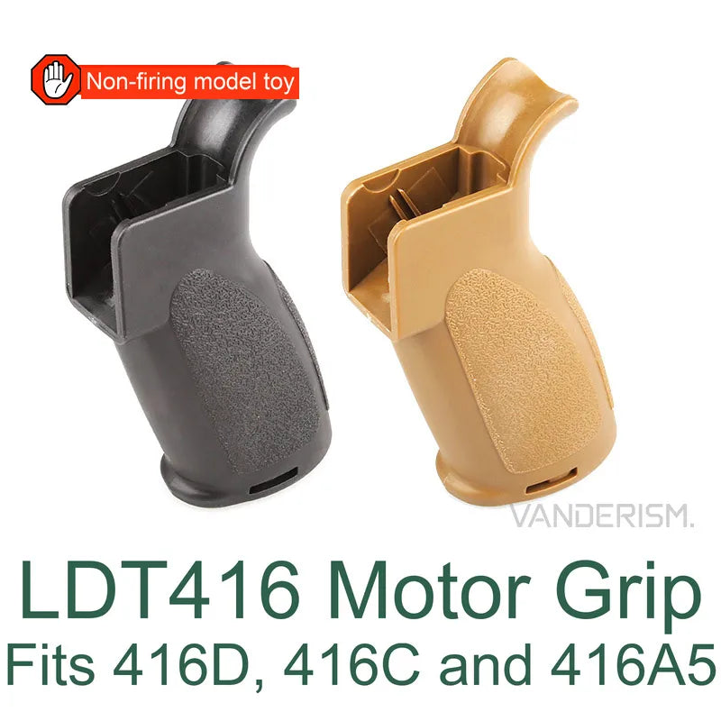 LDT HK416 A5-Style Rear-Motor Grip for A5/C/D Toy Models (Pre-Order 50 Hari)