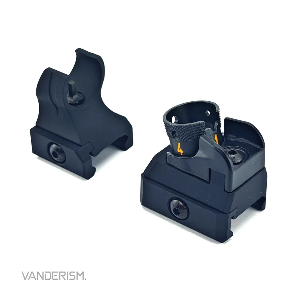 HK416 CNC Aluminum Sights and Gas Block Front Sight (Pre-Order 50 Hari)